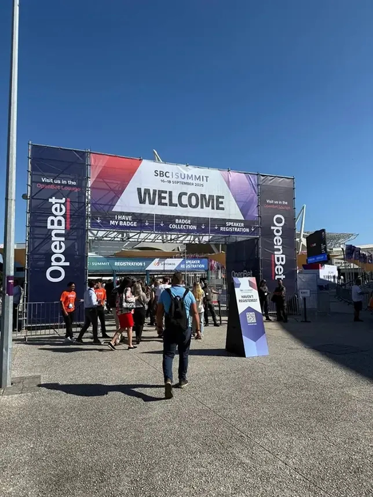 Entrance to SBC Summit 2025